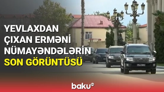 Tarixi Yevlax görüşü bitdi: görüş yerindən son görüntülər