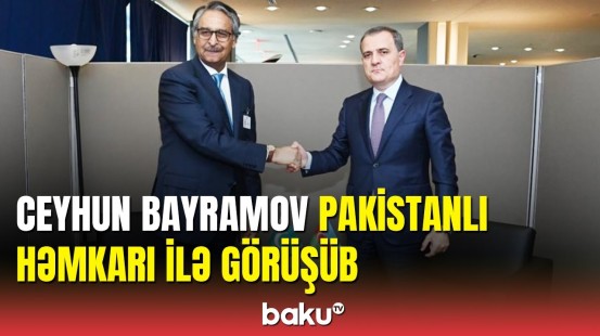 Ceyhun Bayramov pakistanlı həmkarı ilə nələri müzakirə etdi?