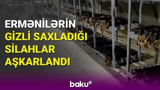 Separatçıların zavodda saxladığı silah-sursat: Müdafiə Nazirliyi görüntülər yaydı