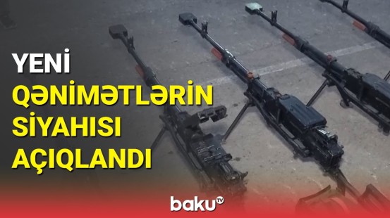 Müdafiə Nazirliyi ələ keçirilən yeni qənimətlərlə bağlı məlumat yaydı