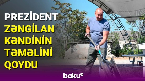 Zəngilanda eyni adlı kəndin təməli qoyuldu