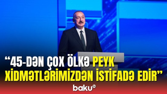 Prezident: Hazırda iki telekommunikasiya və bir Yer səthinin müşahidəsi peykimiz var