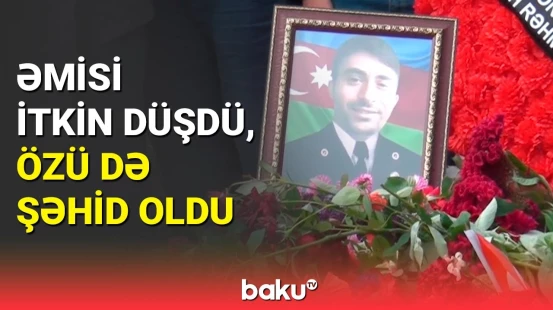 29 yaşlı şəhid Elnur Kərimovun dəfni: Başını dik tut, şəhid anası!