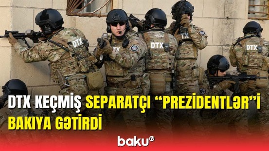 Qarabağda tutulan separatçıların keçmiş "prezidentlər"i Bakıya gətirildi