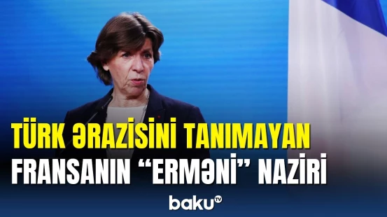 Fransalı nazirdən ermənipərəst addım: Ağrı dağını Ermənistan kimi göstərdi