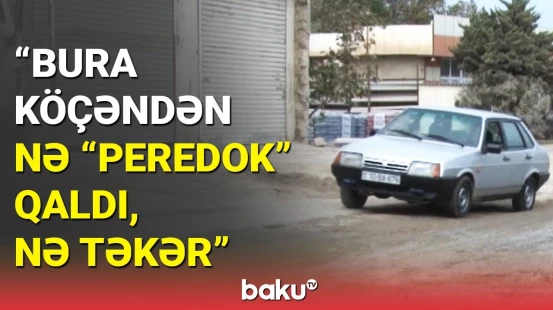Bu yoldan keçən peşman olur: Saray sakinlərinin yol problemi