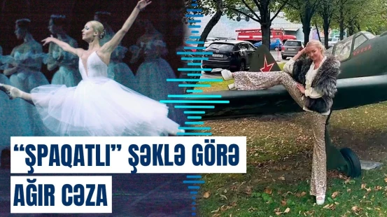 Rus balerina “şpaqat” açdı, başı polislə bəlaya girdi