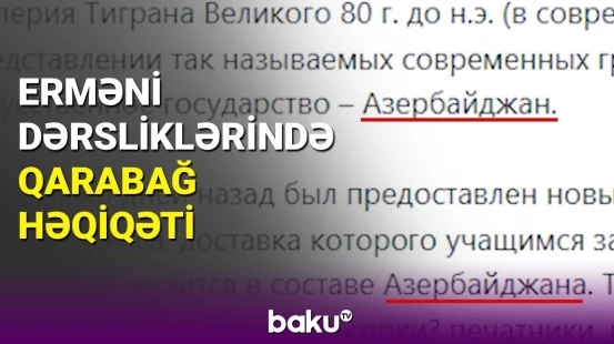"Yeni tarix" ermənilərə başa salındı: Qarabağ Azərbaycandır!