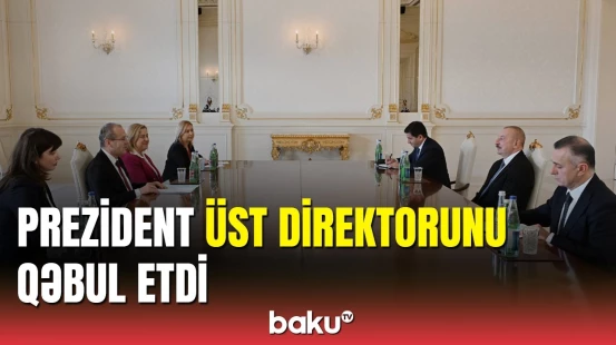 İlham Əliyev ÜST-ün Avropa üzrə regional direktorunu qəbul edib