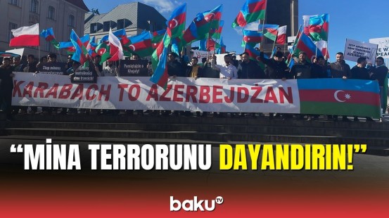 Polşada azərbaycanlıların Sülh Yürüşü keçirildi