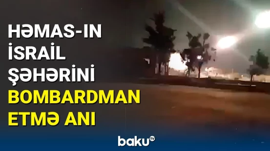 HƏMAS İsrailin Aşkelon şəhərini kütləvi raket atəşinə tutub