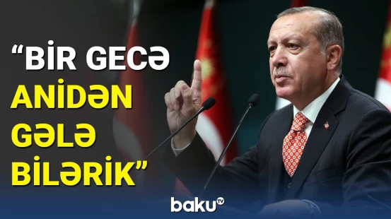 Ərdoğandan terror qruplaşmalarına sərt mesaj