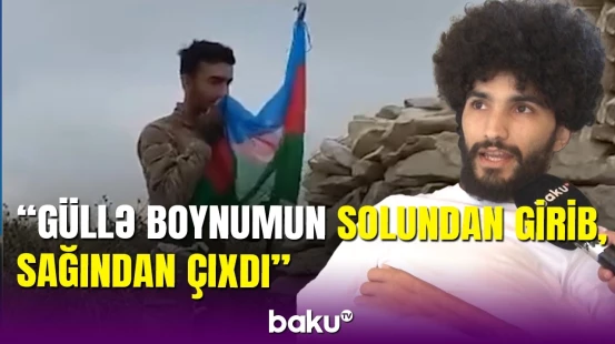 Yaralı yoldaşını çıxararkən vurulan qazi: Vətənə borcumu hələ ödəməmişəm