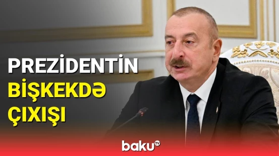 İlham Əliyevin Qırğızıstanda MDB Dövlət Başçıları Şurasının iclasında çıxışı