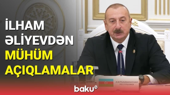 Qırğızıstanda mühüm tədbir: İlham Əliyev çıxış etdi