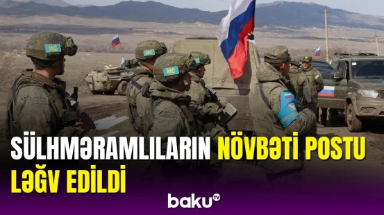 Rusiya Müdafiə Nazirliyi sülhməramlılarla bağlı məlumat yaydı