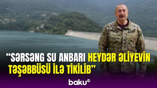 İlham Əliyev: Xankəndidəki binaların əksəriyyəti məhz o illərdə inşa edilib