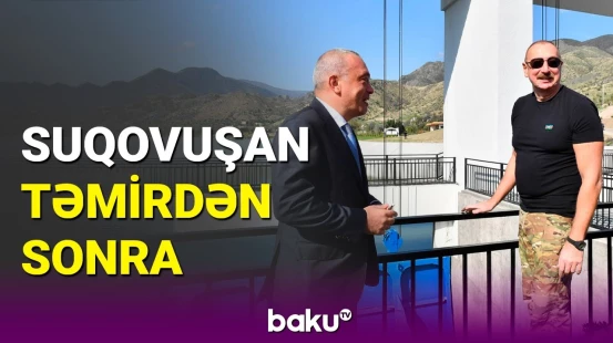 Suqovuşan su anbarı istifadəyə verildi: Tərtərdən görüntülər
