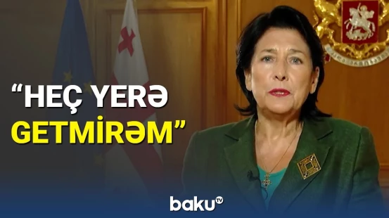 Gürcüstan Prezidenti istefa verməyəcəyini açıqlayıb