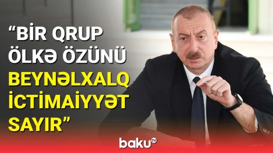 Prezident Azərbaycanı ittiham edənləri qınadı