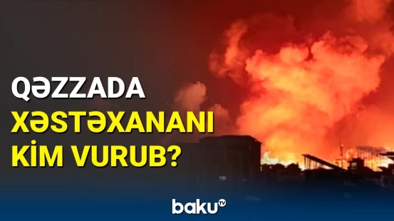 İsrail yeni video yaydı: Xəstəxananı "İslami Cihad" vurub