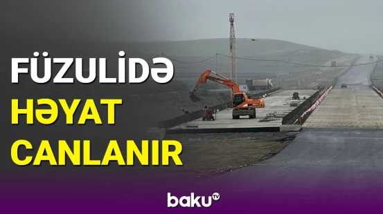 Füzulidə Olimpiya İdman Kompleksinin təməli qoyulub
