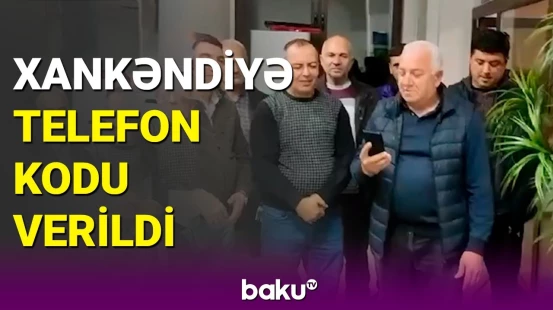 Tarixi anlar: Xankəndinin telefon kodu açıqlandı