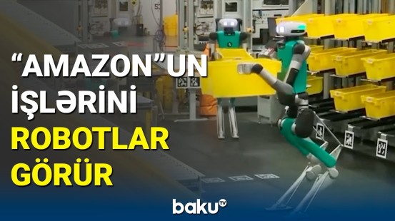 Bezosun şirkətində yeni nəsil işçilər çalışır: "Amazon"un robot əməkdaşları iş başında