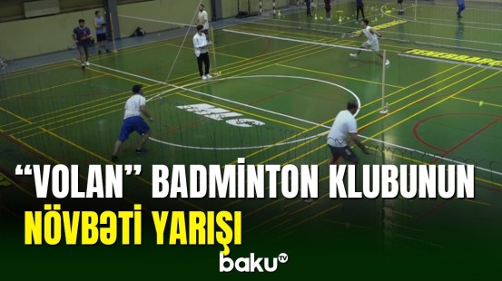 Həvəskarlar arasında növbəti badminton yarışı keçirilib