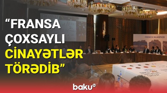 "Rossiya 24"də Bakıda Fransanın müstəmləkəçiliyinə qarşı tədbirdən videosüjet yayımlanıb