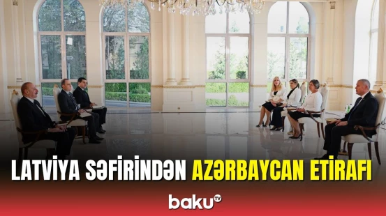 Latviya səfiri etimadnaməsini Prezidentə təqdim etdi: görüşdən vacib anlar
