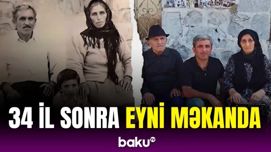 Laçınlı ailə 34 il sonra eyni fotonu təkrarladı