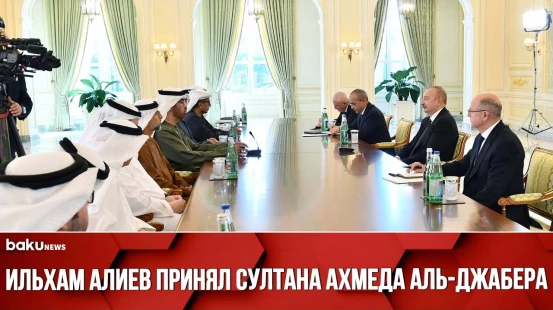 Президент принял делегацию во главе с министром промышленности ОАЭ