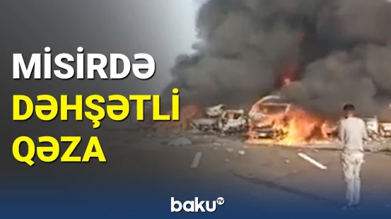 Misirdə magistralda qəza: onlarla insan həlak olub