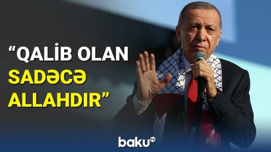 Ərdoğan Fələstin xalqına dəstəyini bir daha bildirdi