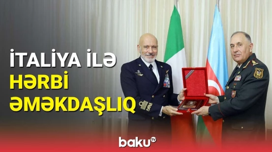 Azərbaycan və İtaliya Baş Qərargah rəisləri görüşdü: təntənəli qarşılama