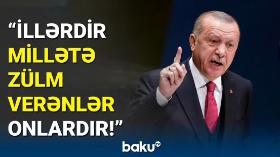 Ərdoğan çıxışında Atatürkün sözlərini xatırlatdı