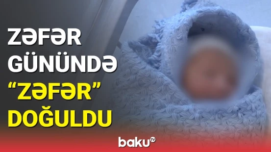 8 Noyabrda Vətən müharibəsi iştirakçısının ailəsində Zəfər sevinci