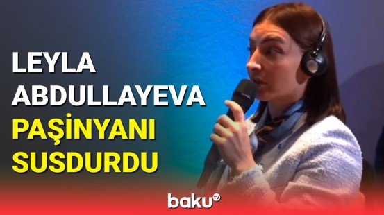 Leyla Abdullayeva Paris Sülh Forumunda ittihamlara cavab verdi