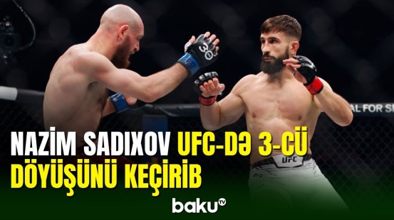 Nazim Sadıxov rusiyalı Vyaçeslav Borşovla UFC-də üz-üzə gəlib