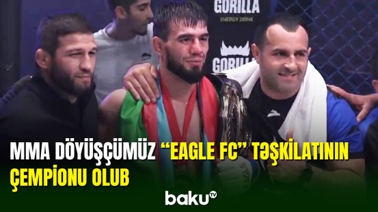 MMA döyüşçümüz Ramin Sultanov "Eagle FC" təşkilatında çempion olub