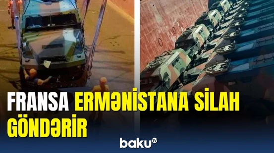 Fransa Gürcüstan üzərindən Ermənistana hərbi yüklər çatdırır