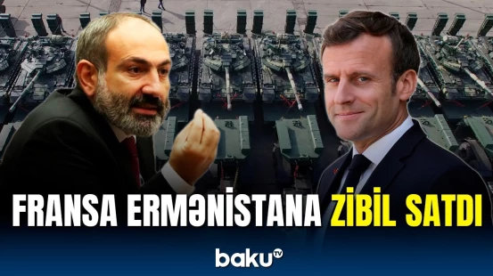 Fransa Ukraynanın qaytardığı hərbi texnikaları Ermənistana göndərdi