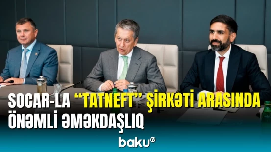 SOCAR və “Tatneft” arasında əməkdaşlığın perspektivləri müzakirə olunub