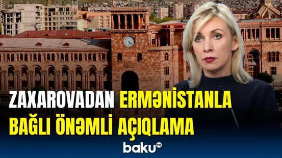 Zaxarova: İrəvan siyasi səbəblərə görə Roma statutunu ratifikasiya edib
