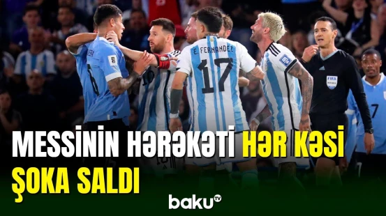 Lionel Messinin kobud hərəkəti gündəm oldu