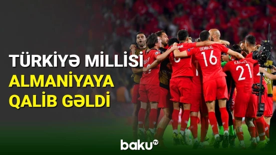Türkiyə yığması Almaniya seçməsinə qalib gəldi