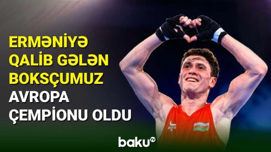 Boksçumuz Nicat Hüseynov ardıcıl 2-ci dəfə Avropa çempionu olub