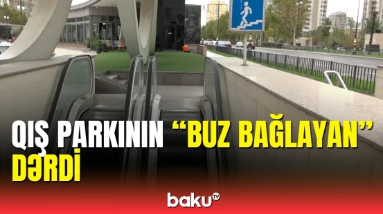 Qış Parkında açılandan işləməyən eskalatorlar: kimdir müqəssir?
