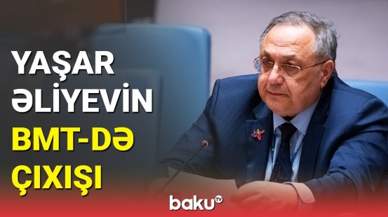 BMT-dəki daimi nümayəndəmiz sülhlə bağlı çıxış etdi